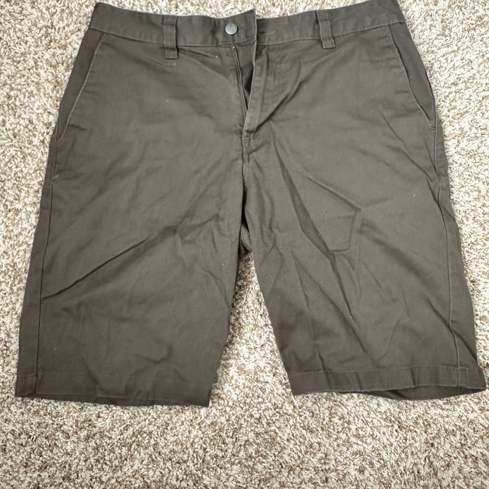 Volcom brown Vmonty Flat Front Shorts